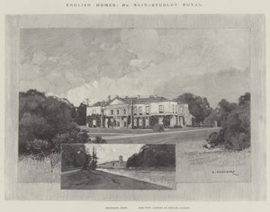 Studley Royal by Charles Auguste Loye